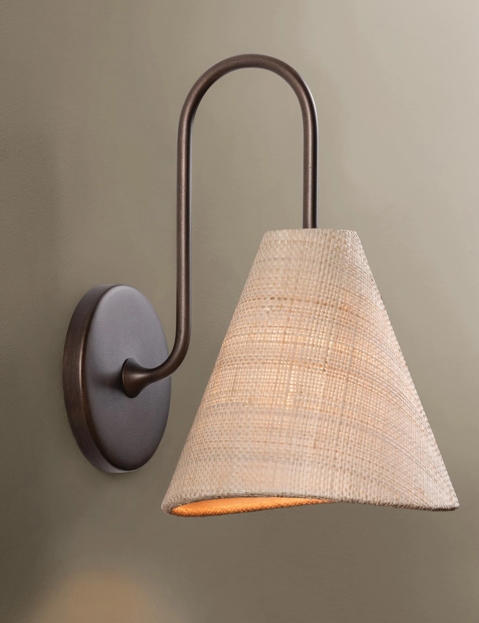 Amma Modern Brass Wall Sconce Light Fixture for Bedroom or Hallway - Image 2